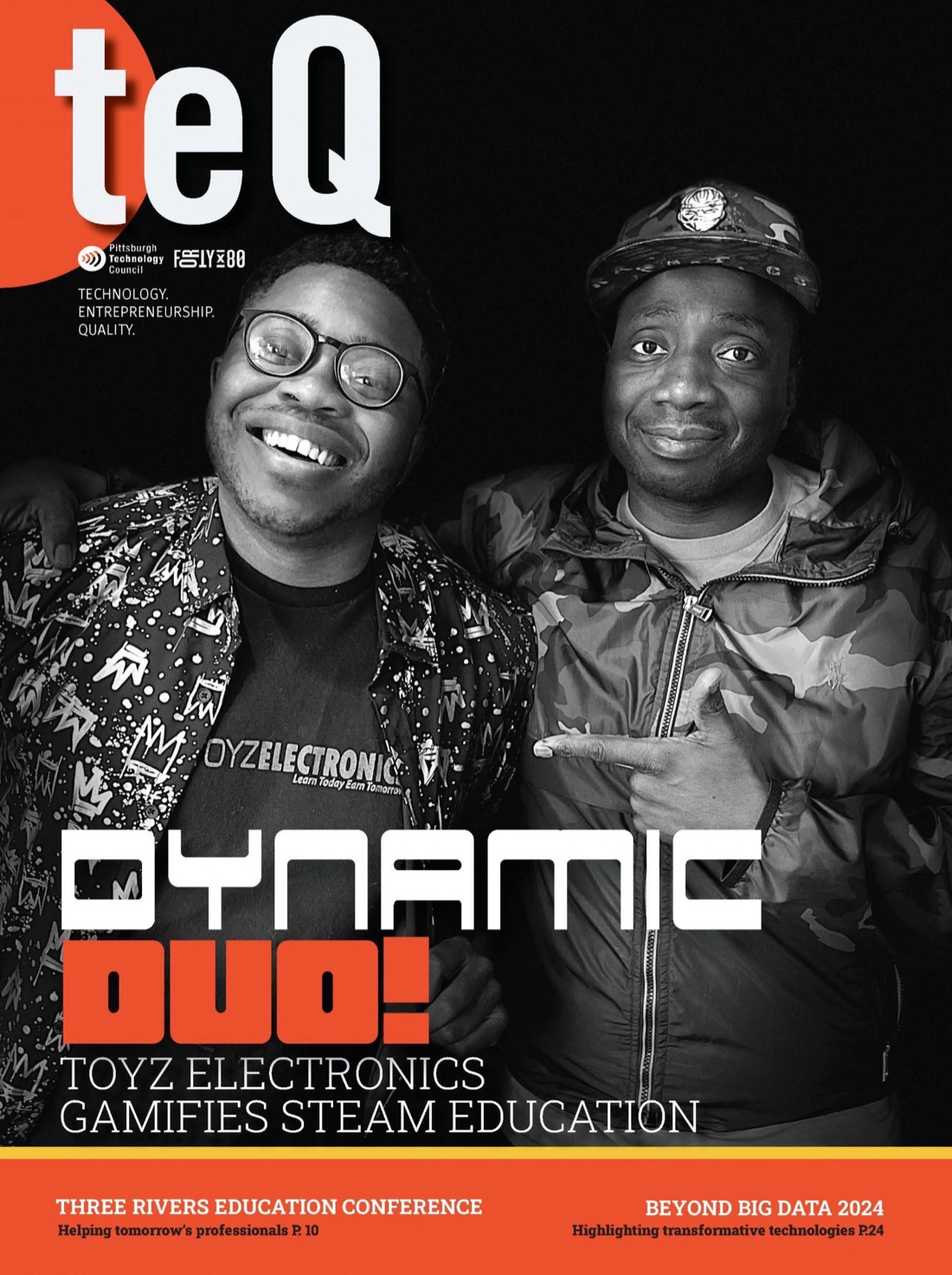 TEQ Magazine cover story featuring Wole Idowu and his co-founder